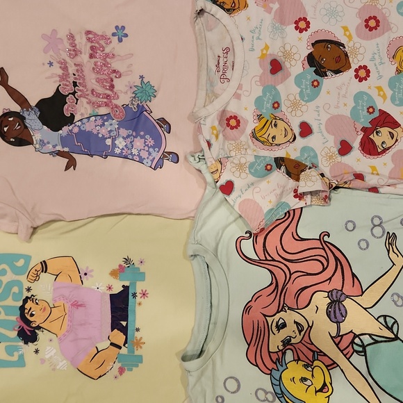 Bundle Lot Of Disney Princesses T-Shirts Tee Shirts T Shirts - Picture 3 of 6